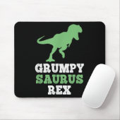 Grumpy-saurus Rex Dino Dinosaurier Funny Grumpysau Mousepad (Mit Mouse)