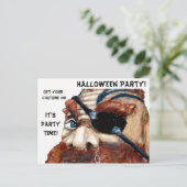 Grumpy Scandinavian Viking Postkarte (Stehend Vorderseite)