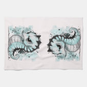 Grumpy Seepferd Geschirrtuch (Horizontal)