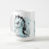 Grumpy Seepferd Kaffeetasse (Vorderseite Links)