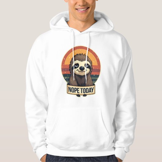 Grumpy Sloth Vintage Funny Retro Shirt Design (Vorderseite)