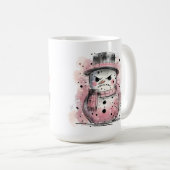 Grumpy Snowman Kaffeetasse (VorderseiteRechts)