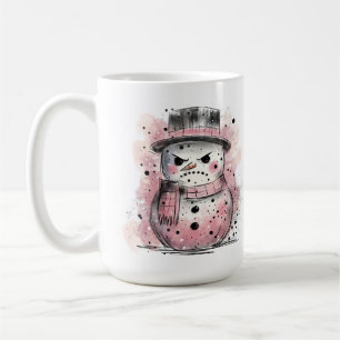 Grumpy Snowman Kaffeetasse
