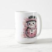 Grumpy Snowman Kaffeetasse (VorderseiteRechts)