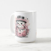 Grumpy Snowman Kaffeetasse (Vorderseite Links)