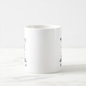 Grumpy Sphynx Cat Cold Humor Cartoon Design Kaffeetasse (Mittel)