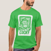 Grumpy St. Patrick's Day Leprechaun T-Shirt (Vorderseite)