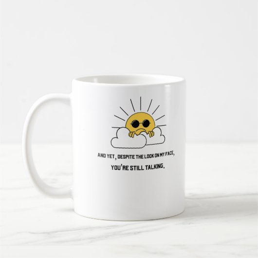 Grumpy sun kaffeetasse (Links)