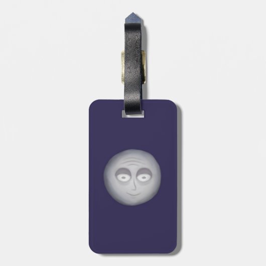 Grumpy Sun, Sleepy Moon Gepäckanhänger (Rückseite vertikal)