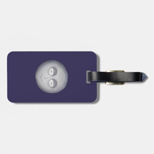 Grumpy Sun, Sleepy Moon Gepäckanhänger (Rückseite horizontal)