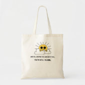 Grumpy Sun Tote Bag Tragetasche (Vorne)