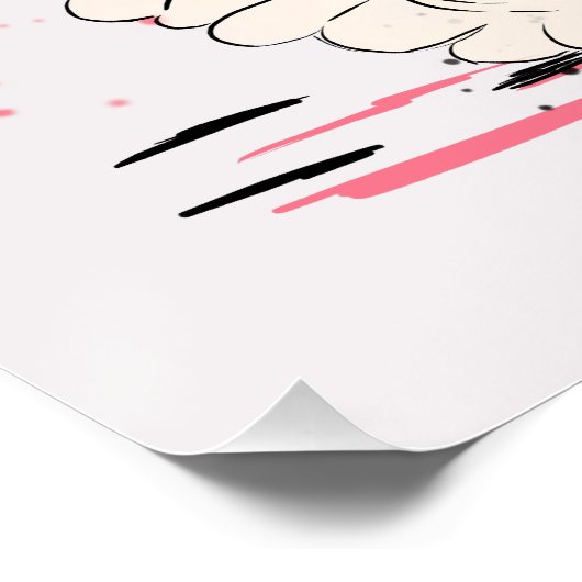 Grumpy Sushi Poster (Ecke)