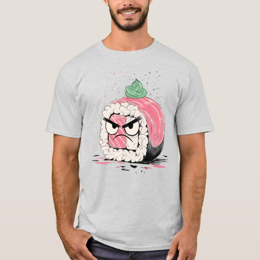 Grumpy Sushi T-Shirt (Vorderseite)