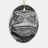 Grumpy Toad Keramik Ornament (Rechts)