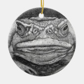 Grumpy Toad Keramik Ornament (Vorne)