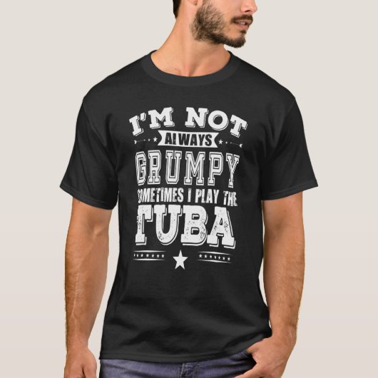Grumpy Tuba Player T-Shirt (Vorderseite)