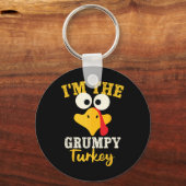 Grumpy Turkey Team Erntedank Matching Schlüsselanhänger (Vorderseite)