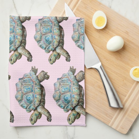 Grumpy Turtle - Geschirrtuch (Viertel Falte)