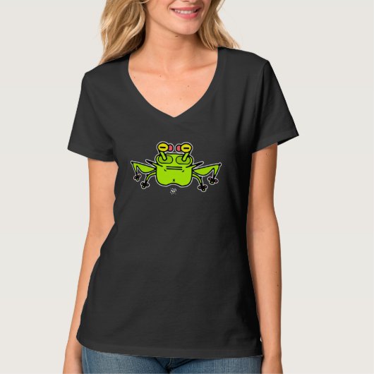 Grumpy ungerade frosch toad v1-1 T - Shirt (Vorderseite)