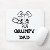 Grumpy Vater Grumpy Voodoo Bunny Vatersse Liebe Mousepad (Mit Mouse)