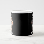 Grumpy vor Kaffee Jumbo-Tasse (Vorderseite)