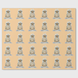 Grumpy Wet Owl Geschenkpapier