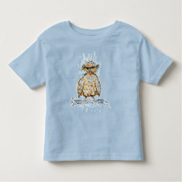 Grumpy Wet Owl Kleinkind T-shirt