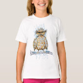 Grumpy Wet Owl T-Shirt (Vorderseite)