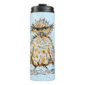 Grumpy Wet Owl Thermosbecher (Vorderseite)