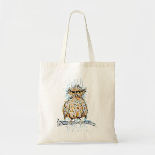 Grumpy Wet Owl Tragetasche