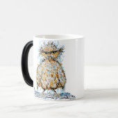 Grumpy Wet Owl Verwandlungstasse (Vorderseite Links)