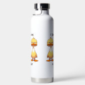 GRUMPY YELLOW DUCKS SPRICHWORT, DAS ICH NICHT SCHN TRINKFLASCHE (Rechts)