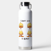 GRUMPY YELLOW DUCKS SPRICHWORT, DAS ICH NICHT SCHN TRINKFLASCHE (Vorderseite)