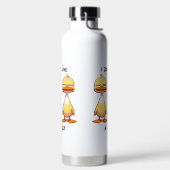 GRUMPY YELLOW DUCKS SPRICHWORT, DAS ICH NICHT SCHN TRINKFLASCHE (links)