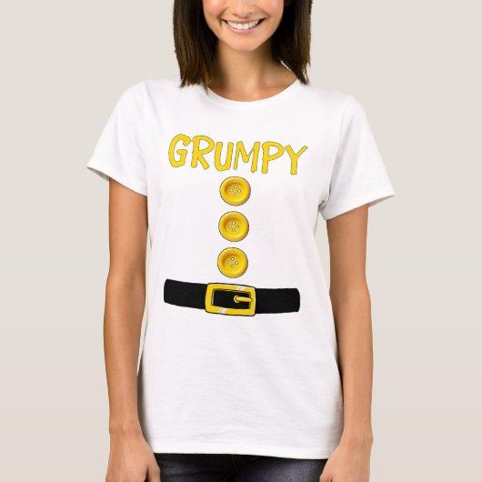 Grumpy Zwerg Halloween Kostümfarbe Matchrum T-Shirt (Vorderseite)