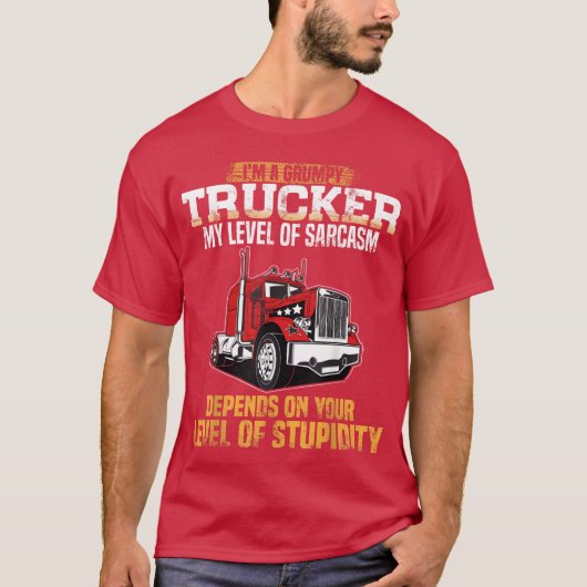 Grumpyrucker vintage T-Shirt (Vorderseite)