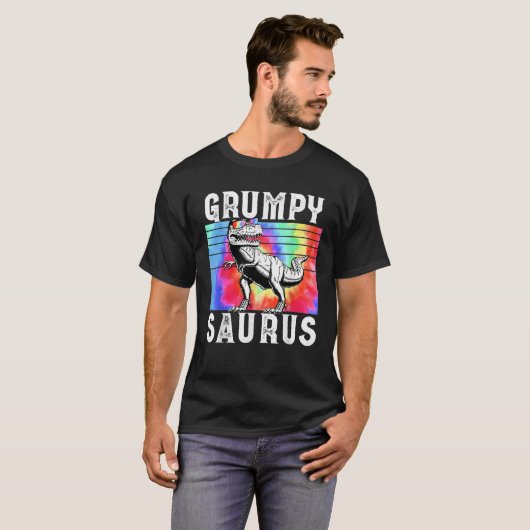 Grumpysaurus Dinosaur Family Grumpy Best Friend Sa T-Shirt (Vorne ganz)
