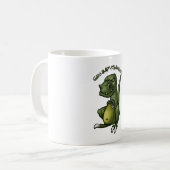 Grumpysaurus Dinosaurier, der mürrisch ist! Kaffeetasse (Vorderseite Links)