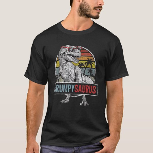 Grumpysaurus Rex Dinosaur Grumpy saurus Familie T-Shirt (Vorderseite)