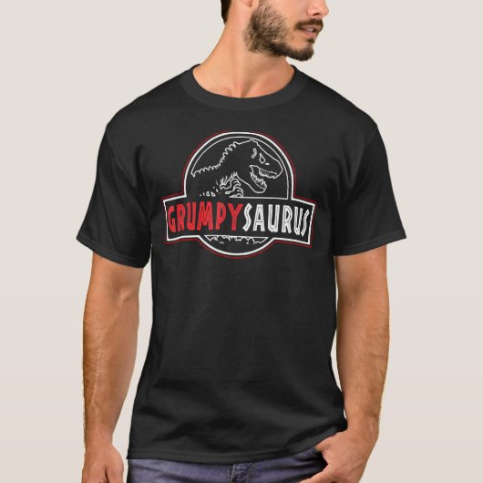 Grumpysaurus Rex Dinosaur Grumpy Saurus Family Mat T-Shirt (Vorderseite)