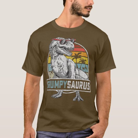 Grumpysaurus T Re Dinosaur Grumpy Saurus Familie T-Shirt (Vorderseite)