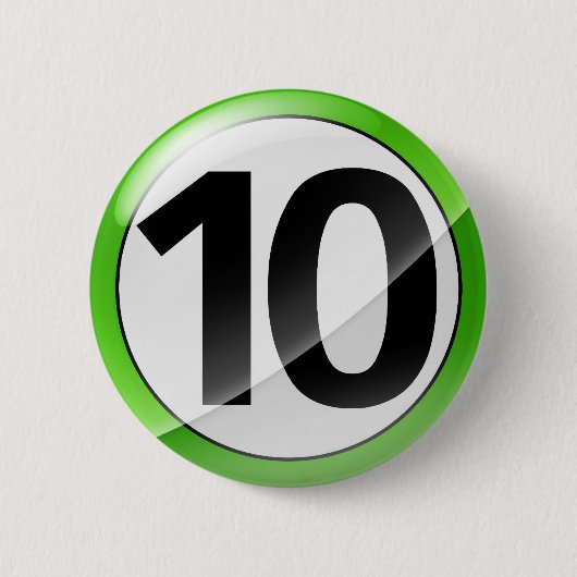 Grün 10 button (Vorderseite)