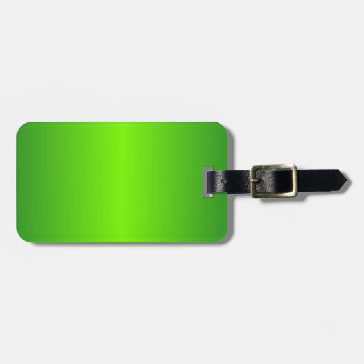 Grün 4 - Rasen-Grün und Forest Green-Steigung Gepäckanhänger (Vorderseite horizontal)