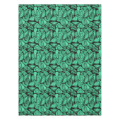 Grün, abstrakt, Retro Tischdecke (Vorderseite)