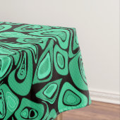 Grün, abstrakt, Retro Tischdecke (Beispiel)