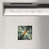 Grün abstraktes Design erschüttern Magnet (In Situ (Geschirrspüler))