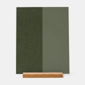 Grün-Acrylzeichen von Split Moss - individuell ein Acrylschild (Vorderseite)