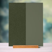 Grün-Acrylzeichen von Split Moss - individuell ein Acrylschild (Neutral)