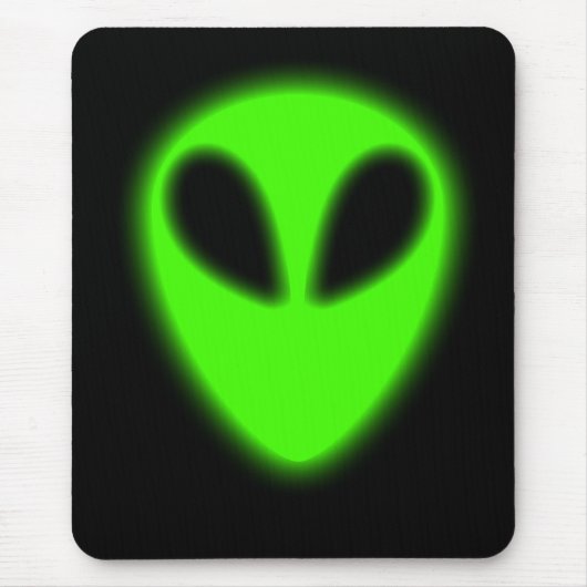 Grün Alien Mousepad (Vorne)