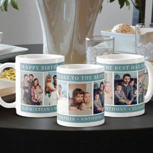 Grün Alles Gute zum Geburtstag Bester Vater überha Kaffeetasse